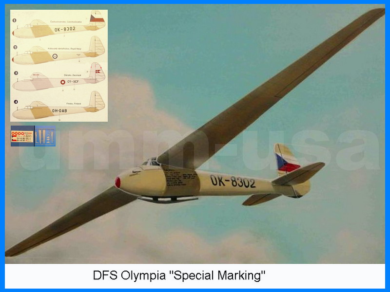 AZCZ23 DSF Olympia Meise Glider 1/72
